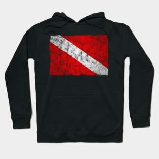 Diving Flag Vintage Diver Gift Hoodie